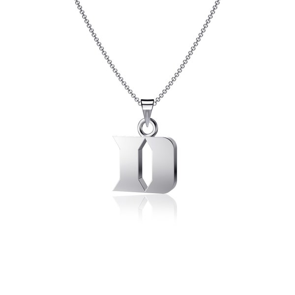 Duke University Pendant Necklace - Silver - OFFICIALLY LICENSED Collegiate Product by Dayna Designs