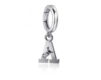US Military Academy Black Knights Charm Bracelet - Silver - OFFICIALLY LICENSED Collegiate Product