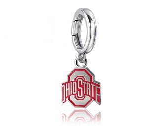 Ohio State University Bracelet Charm - Enamel - OFFICIALLY LICENSED Collegiate Product