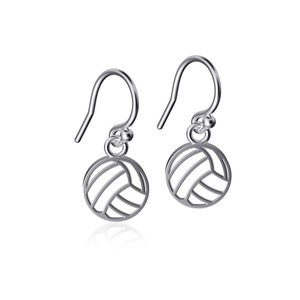 Volleyball Wood Earrings | Lightweight Sports Earrings | Handmade Dangle  Earrings | Trendy Spots Fan Earrings | Volleyball Player Jewelry