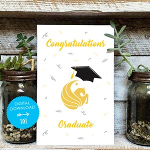 Central Florida Grad Card - Digitaler Download - OFFIZIELL LIZENZIERTES Collegiate Produkt von Dayna Designs