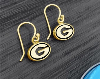 University of Georgia Dangle Earrings - Gold