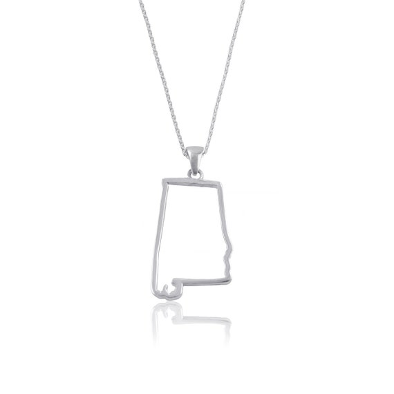 Solid 925 Sterling Silver Penn State University Small Enamel Pendant