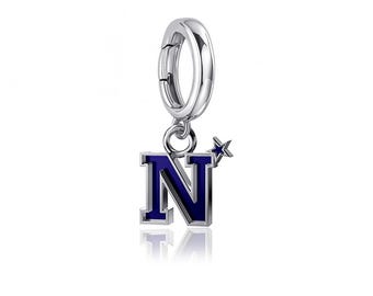 US Naval Academy Charm Bracelet - Enamel - OFFICIALLY LICENSED Collegiate Product by Dayna Designs
