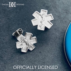 EMT Post Earrings - Silver