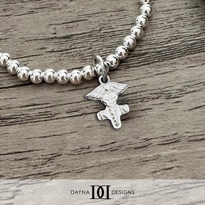 Nurse Caduceus Beaded Bracelet