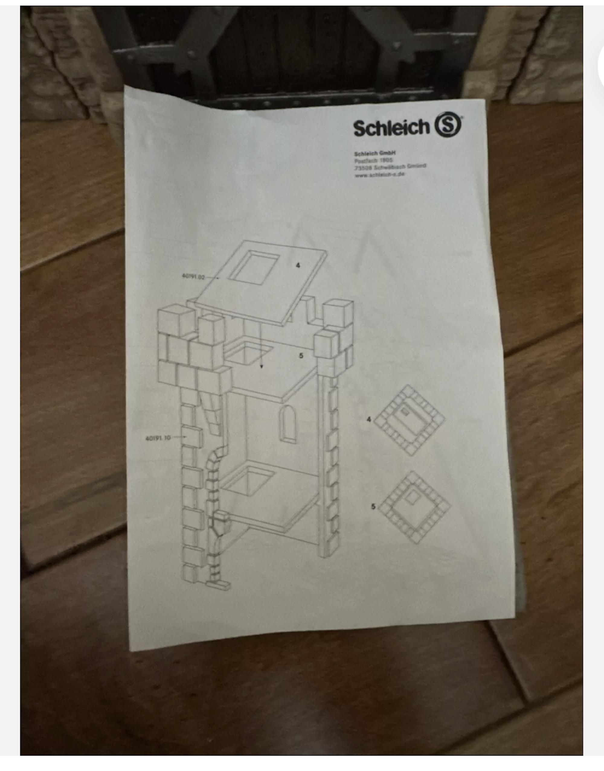 2004 Schleich Ritterburg Knights Castle Chateau Fort #40191