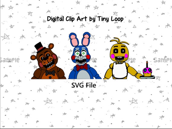 SVG Five Nights At Freddy's File for Cutting Machine | Etsy