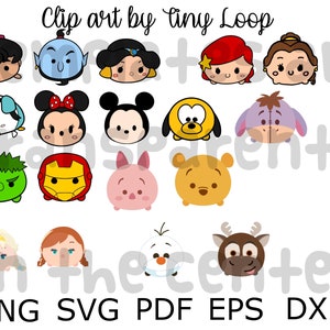 Tsum Tsum Files for Cutting Machine Instant Download