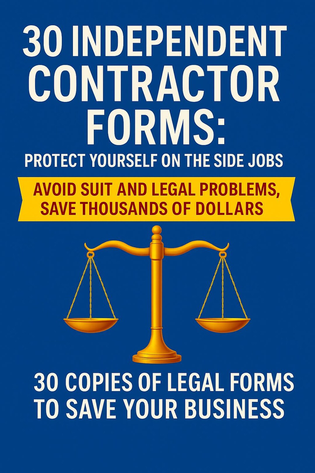 Independence Order Form 30 Independent Contractor Forms – Protect Yourself & Your Property - Etsy