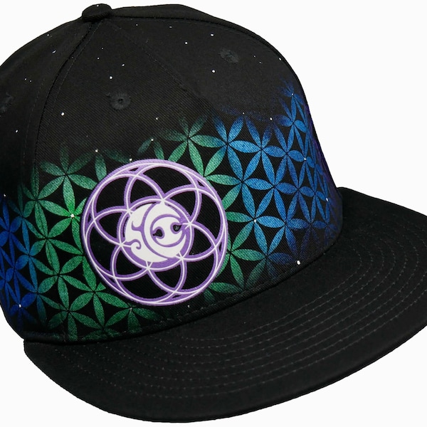 The JellyFish Nebula-SNAPBACK- Glow in the dark String Cheese Incident tribute hat