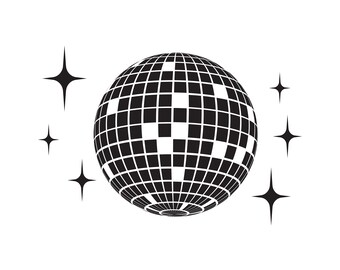 Disco Ball Birthday Squares Personalized Banner
