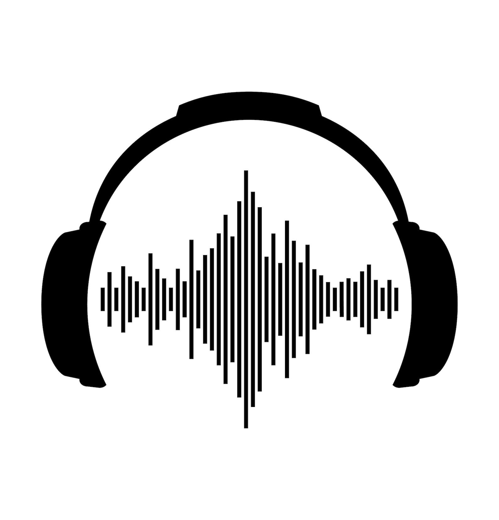 Headphones Music Sound Wave SVG File for Cricut Vector Icon Etsy