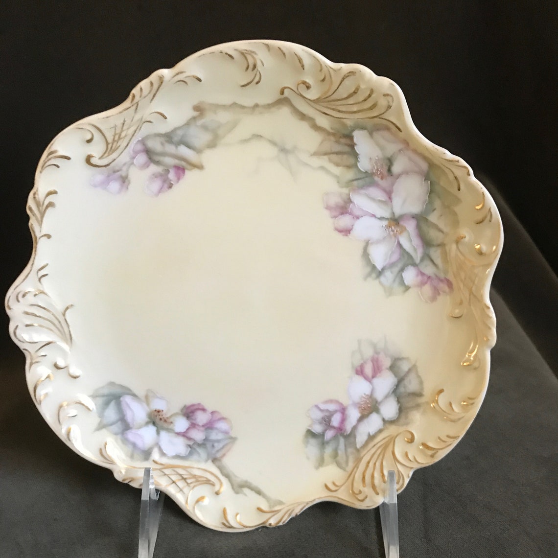 Set of Six Limoges Dessert or Fruit Plates JPL Mark With Etsy