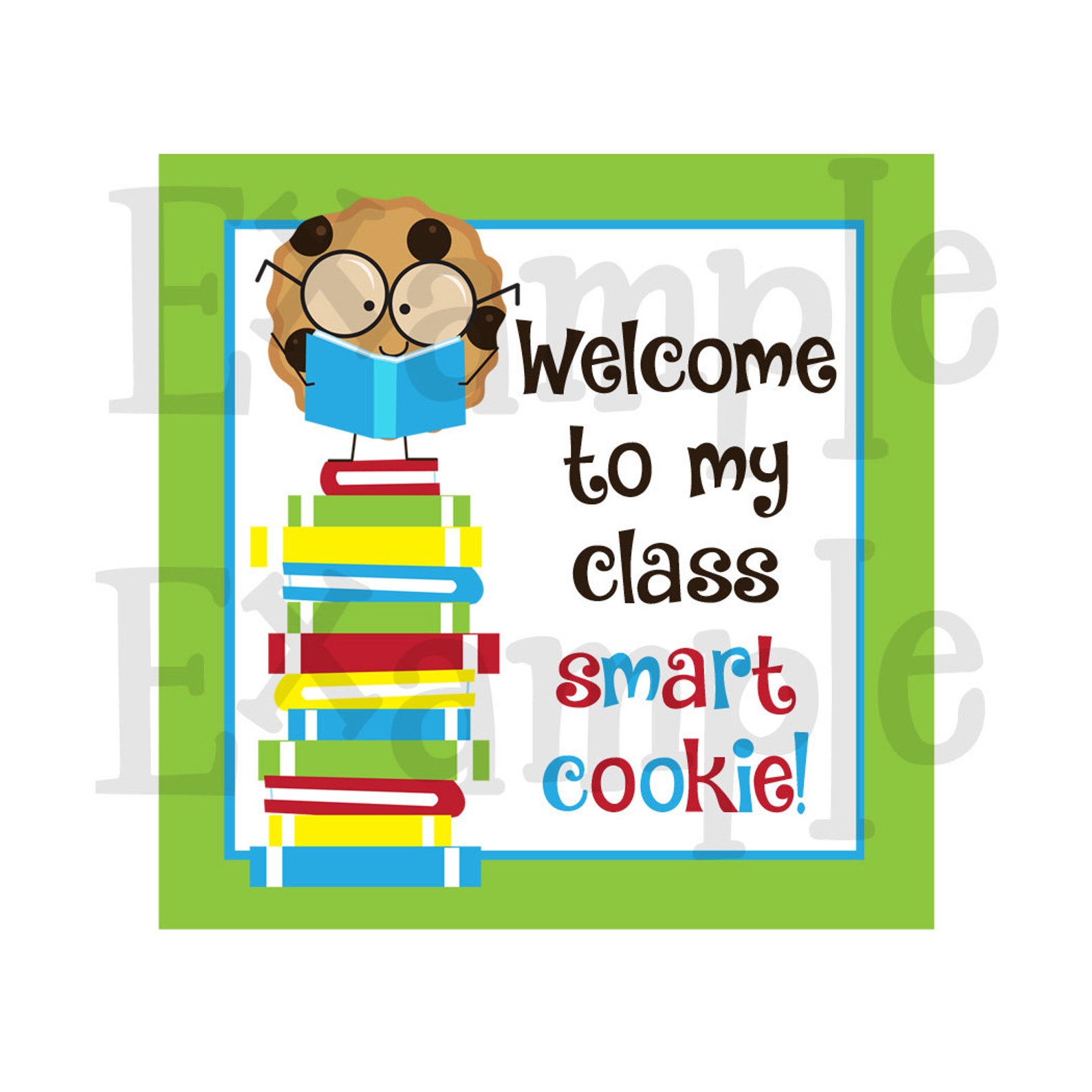 Printable Back To School TagNew Class TagINSTANT DOWNLOAD Etsy