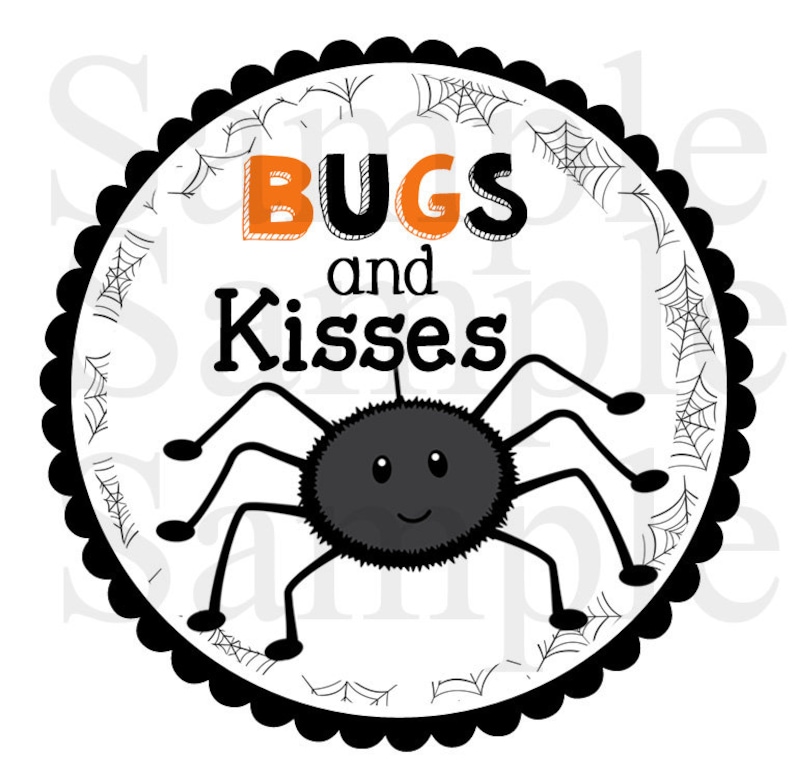 Printable Bugs And Kisses Tags Printable Halloween Tags Etsy printable-bugs-and-kisses-tags-printable-halloween-tags-etsy