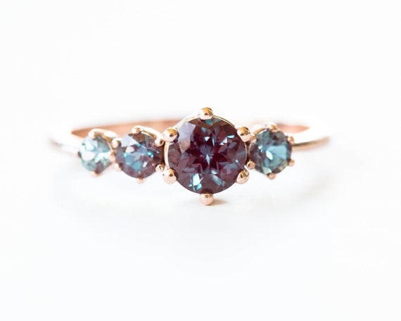 bague or et alexandrite bague or et alexandrite