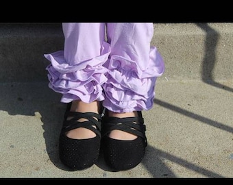 Lavender ruffle leggings icings