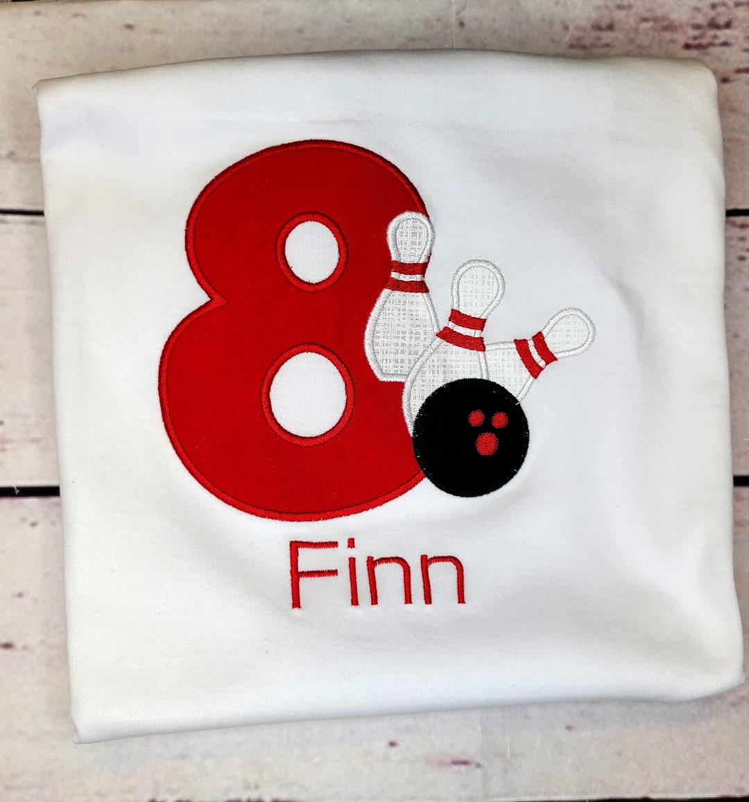 Bowling Birthday Shirt Any Name and Number Personalized Shirt Bowling