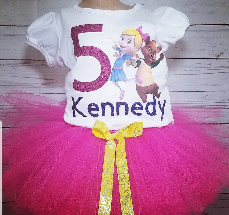 Goldie and bear tutu and shirt