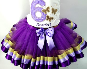 Butterfly tutu and shirt butterfly birthday tutu any name and number personalized shirt cake smash 1st 2nd 3rd 4th 5th 6th