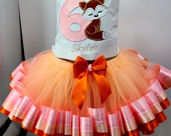 Girls Red Fox Woodland Forest Animal Halloween Costume Dress Headband Child Girls Red Fox Woodland Forest Animal Halloween Costume Dress Headband Child