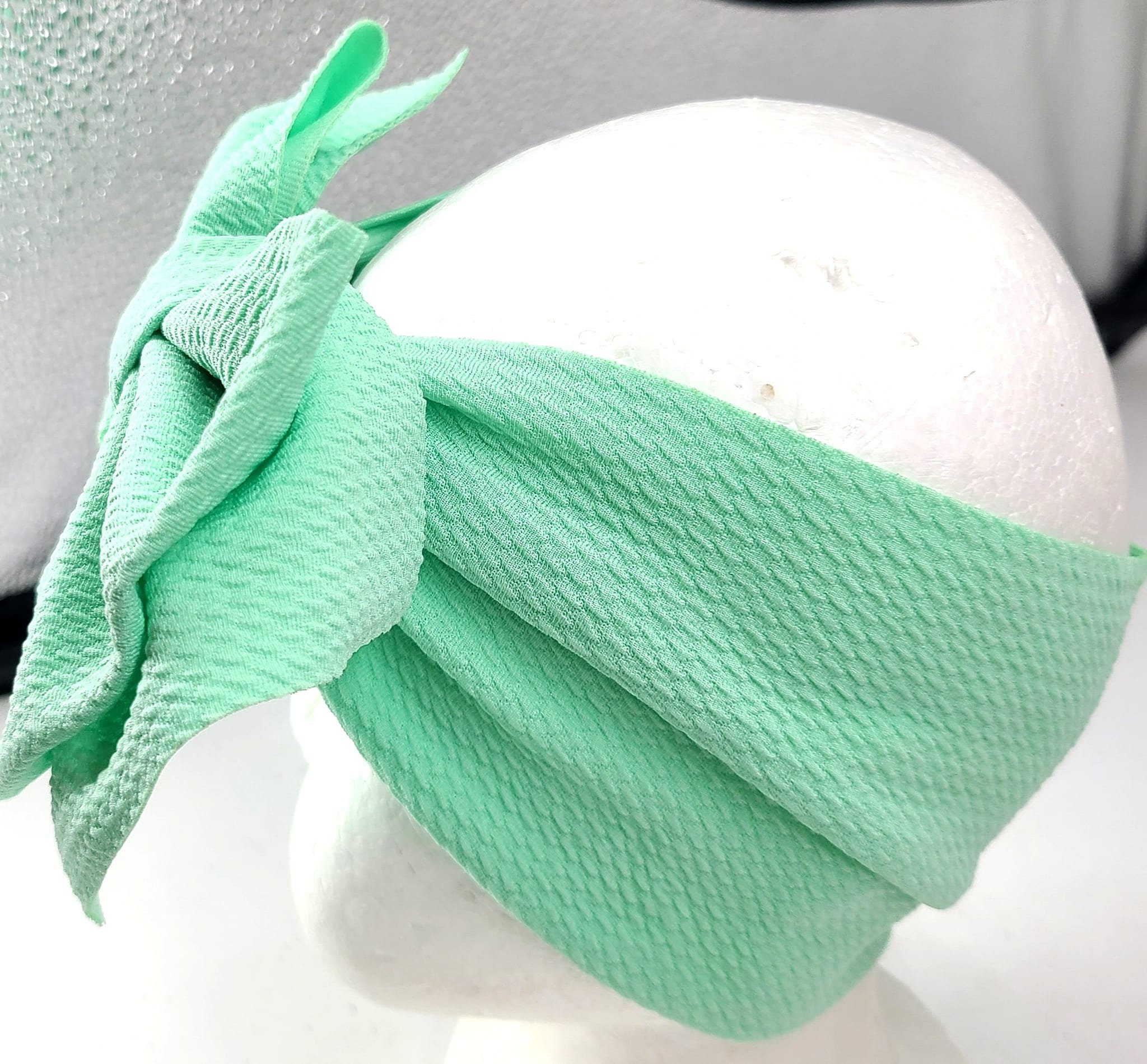 Mint green headband deals