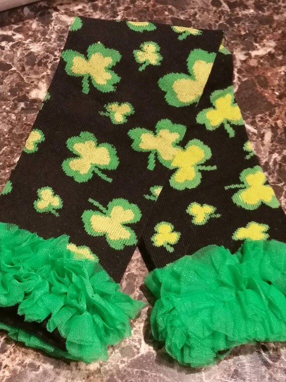 Leg Warmers Clover Etsy