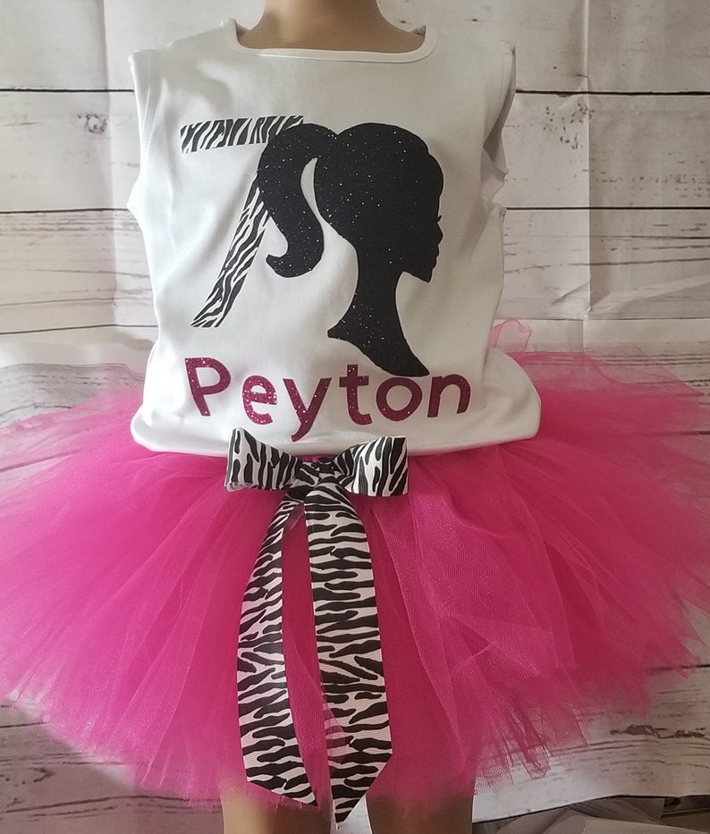 Barbie tutu and shirt