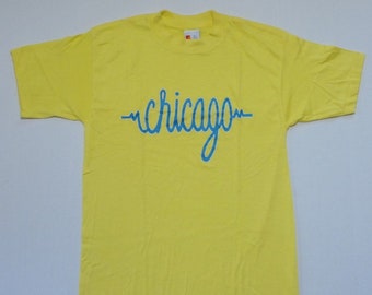 Chicago Soundwave Logo T-Shirt Soft Vintage 1980s L