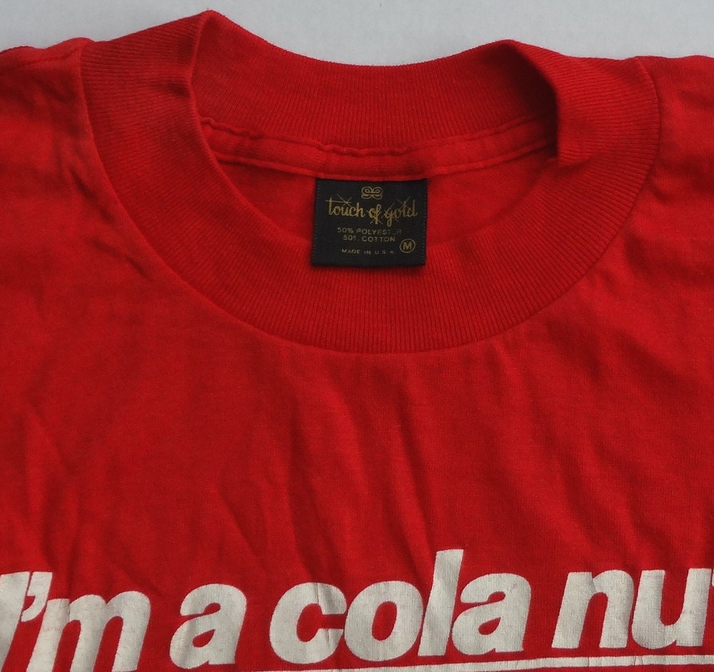 Like Cola I'm A Cola Nut T-shirt Vintage 1980s Soft M Coca - Etsy