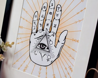 Handkunst Druck | Okkultes Wandbild (Digitaler Download)