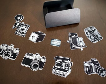 Camera Geschiedenis Sticker Pack