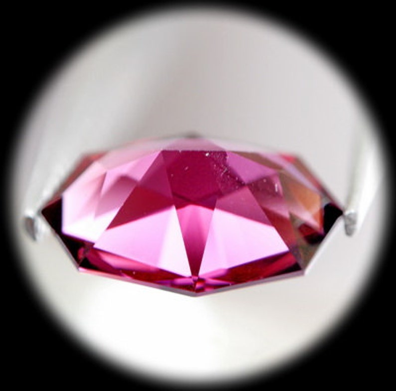 Pink Spinal 1.35ct Precision Cut Very unusual cutting design.This design good for a pendent or a ring. image 4