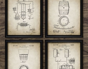 Whiskey Wall Art Set Of 4, Printable Whisky, Bourbon Whiskey, Whiskey Glass, Tennessee, Bar, Pub, Restaurant, Tavern #1253 INSTANT DOWNLOAD