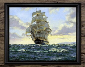Ship Wall Art Etsy