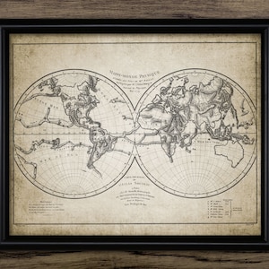 Weltkarte, Wandkunst, druckbare Karte, Geographie, Entdecker, Entdecker, Wohnzimmer, Pionier, neue Weltkarte #585 SOFORT DOWNLOAD