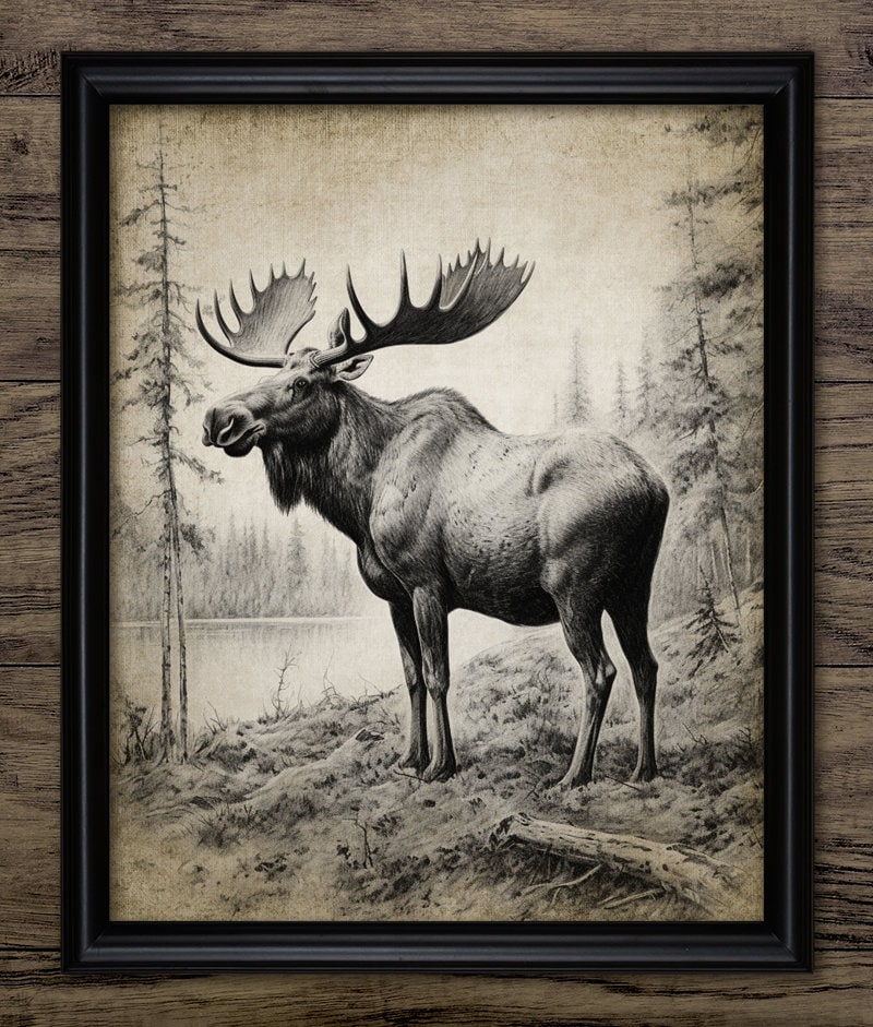 Mighty Moose of Alaska Painting Kit