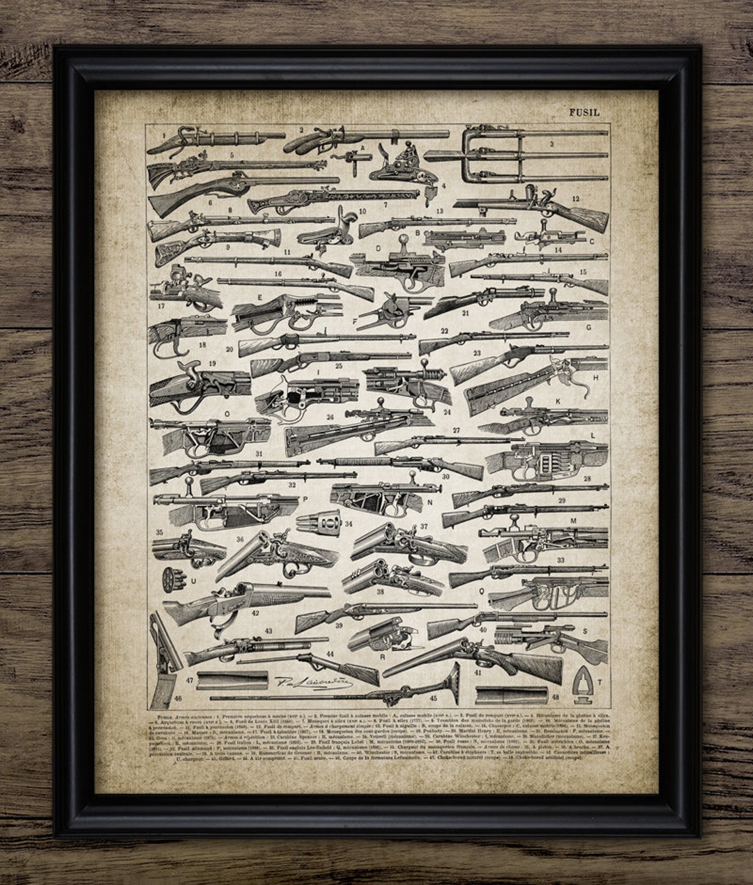 Firearms Wall Art, Printable Gun Wall Art, Gun, Armament, Hand Gun