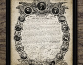 Quarterhouse US Constitution Amendments Poster Set - 8 Educational Posters 12x18 Inches