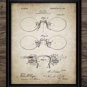 Glasses Wall Art, Printable Optician Wall Art, Optometry, Optical, Eye Test, Vision, Eyesight, Antique Glasses #787 INSTANT DOWNLOAD