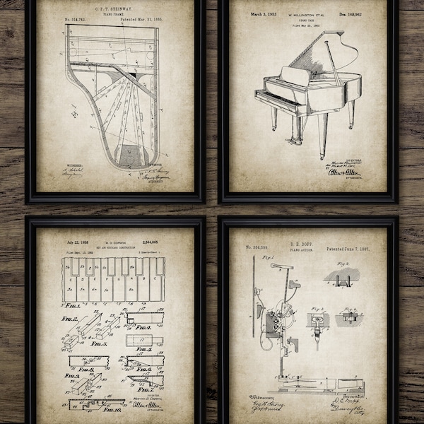 Piano Art - Etsy