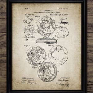 Art mural design, mouvement d'horlogerie imprimable, mécanisme de montre, horloger, mouvement d'horlogerie, horloger #3868 TÉLÉCHARGEMENT IMMÉDIAT