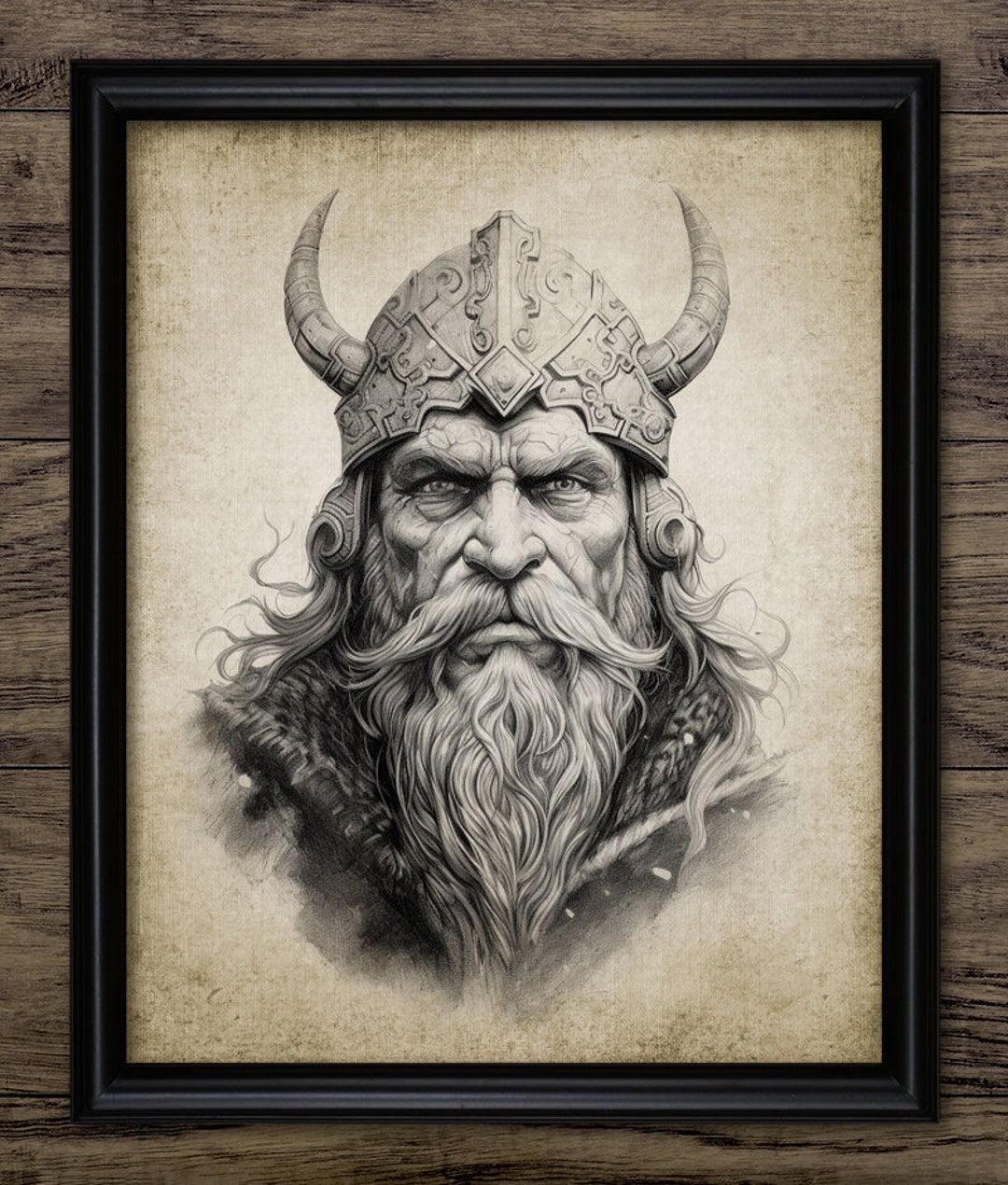 Thor Wall Art Printable Viking God Art Hammerwielding God Etsy UK