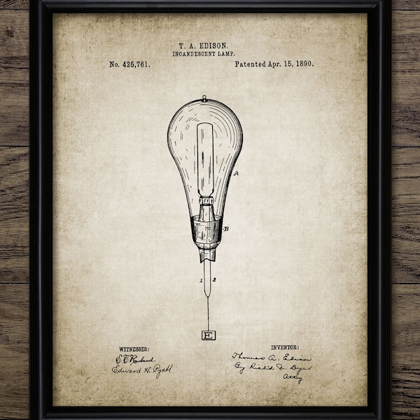 Edison Filament Bulb - Etsy