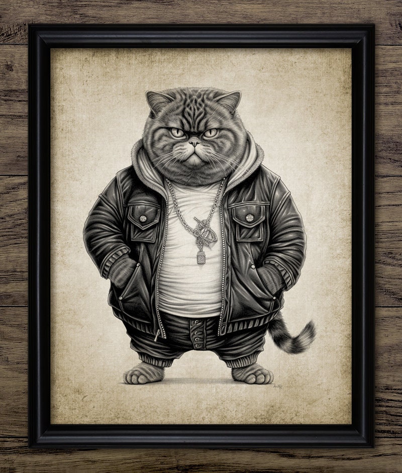 Angry Cat Drawing Stock Illustration - Download Image Now