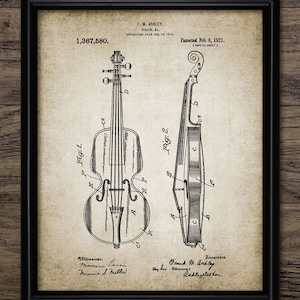 Violin Wall Art, Printable Musical Instrument Design, Vintage Violin, Stringed Instrument, Musician, Orchestra #1226 INSTANT DOWNLOAD