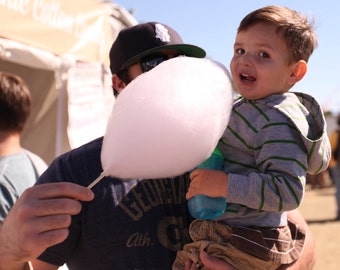 5 lbs Organic Flavored Cotton Candy Sugar - 60 Flavors
