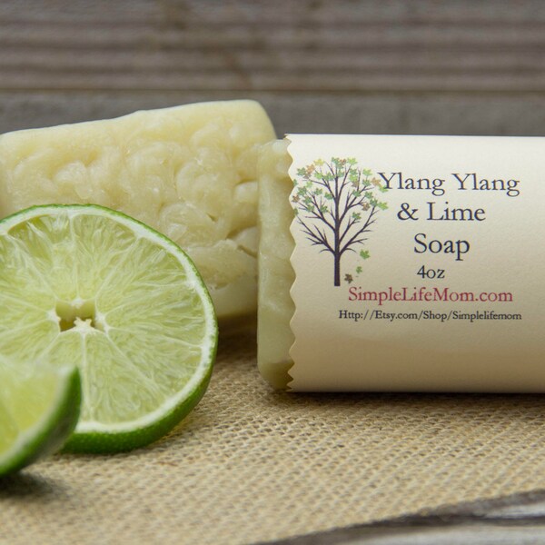 YLANG YLANG LIME soap- Handmade Natural Soap made with essential oils for a sensual and luxurious experience.