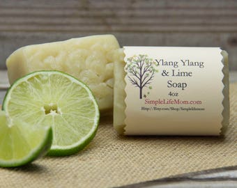 YLANG YLANG LIME soap- Handmade Natural Soap made with essential oils for a sensual and luxurious experience.